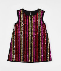 Čierne flitrové šaty GEORGE