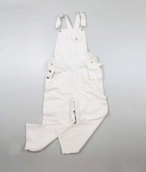 Krémový riflový kalhotový overal DENIM & CO