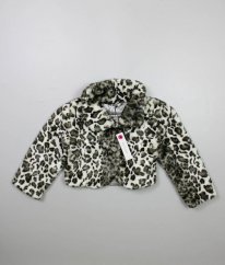 Leopardí plyšový kabátek MARKS & SPENCER