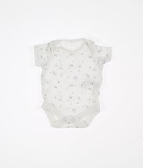 Bílé body se vzorem (vel. 44 - 2,25 kg) F&F