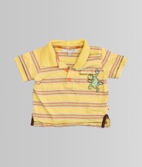 Žluté proužkované polo tričko ROCHA LITTLE ROCHA