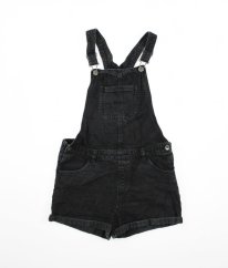 Čierne riflové kraťasy s trakmi F&F