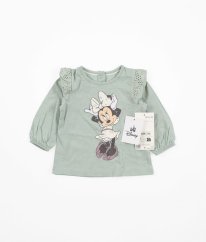 Mátové triko s krajovými volánky DISNEY