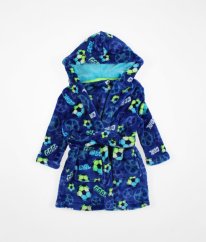 Modrý plyšový župan DUNNES