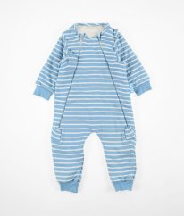 Modrobílý proužkovaný spací pytel/kombinéza (TOG 2,5) JOJO MAMAN BÉBÉ