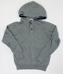 Šedý svetr s kapucí H&M