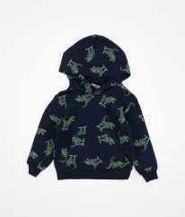 Tmavě modrá silnější mikina H&M