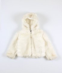 Krémový plyšový kabátek GIRL 2 GIRL