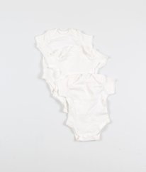 Súprava 3 ks bieleho body C&A