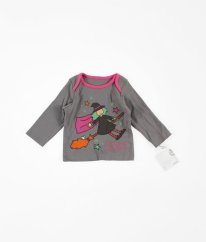 Šedé triko s obrázkem NUTMEG