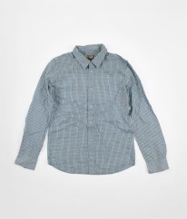 Modrá kostičkovaná košile H&M