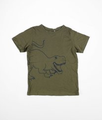 Zelené tričko s dinosaurem