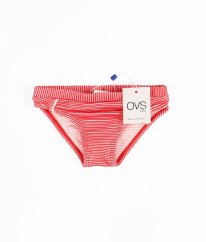 Červeno-biele plavky OVS