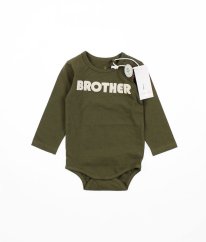 Zelené body z biobavlny s nápisem THE NEW