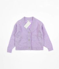 Světle fialový propínací svetr NAME IT