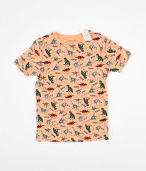 Oranžové tričko s dinosaury NUTMEG