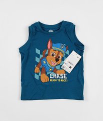 Petrolejové tílko z biobavlny PAW PATROL