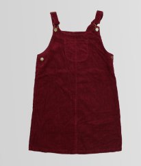 Vínovo červená manšestrová šatová sukně NUTMEG