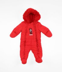 Červená zimná kombinéza DISNEY