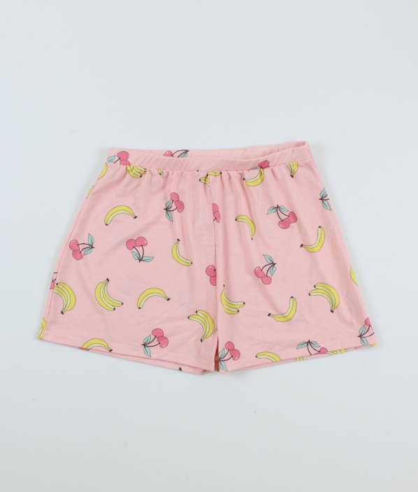 Růžové pyžamové kraťasy s obrázky GEORGE