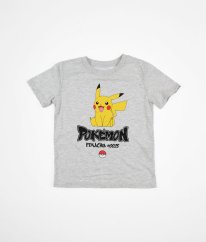 Šedé tričko s obrázkem Pokémon H&M