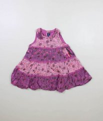 Fialové šaty se vzorem