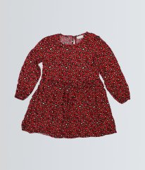 Červené leopardí šaty MATALAN