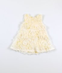 Žluté šaty s bílými květy TO BE TOO