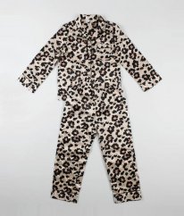 Krémové pyžamo s leopardím vzorem BY VERY