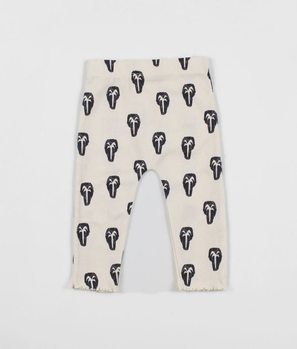 Béžové legíny s palmami GEORGE