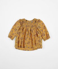 Okrová tunika s květy PRIMARK