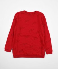 Červená silnější mikina PRIMARK