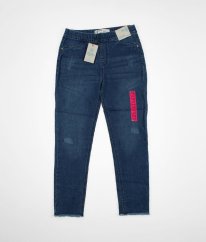 Modré riflové jegginy DENIM & CO