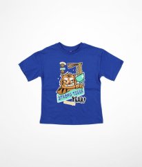 Modré tričko s obrázkem H&M