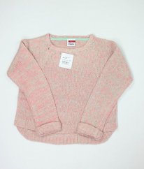 Růžovozelený svetr YIGGA