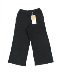 Černé žebrované kalhoty ze silné biobavlny NAME IT