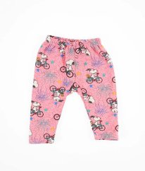 Ružové zateplené nohavice
