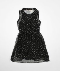 Čierne šaty so spodničkou H&M