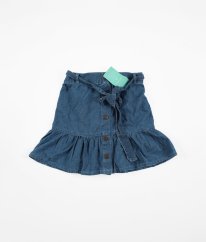 Modrá riflová sukně z biobavlny MONSOON