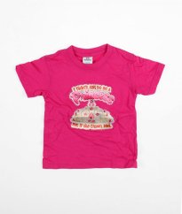 Růžové tričko s korunkou