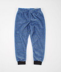 Modrošedé plyšové pyžamové kalhoty/tepláky NUTMEG