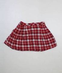 Červenobílá károvaná sukně TU