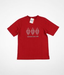Červené tričko s obrázkem BEATWEAR