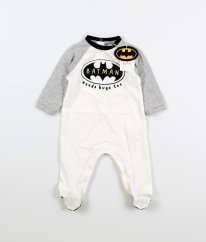 Bílošedý overal BATMAN