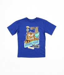 Modré tričko s obrázkem H&M