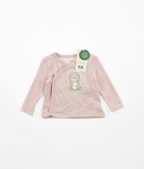 Ružová semišová mikina z biobavlny C&A