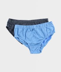 Sada 2 ks modrošedých slipů PRIMARK