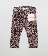 Slivkovobéžové leopardie legíny MARMAR COPENHAGEN