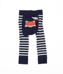 Tmavě modré punčocháče bez tlapek JOJO MAMAN BÉBÉ