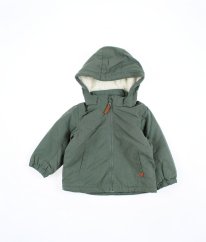 Zelená zimní bunda s beránkem H&M